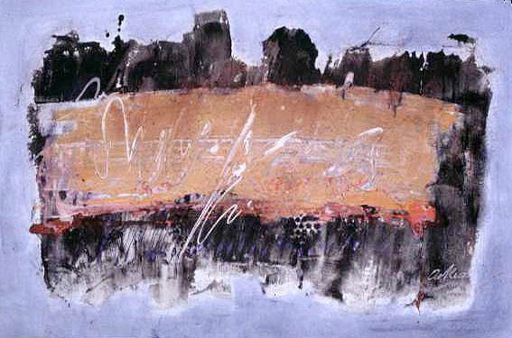 Caught in the creshendo -- 34 x 50