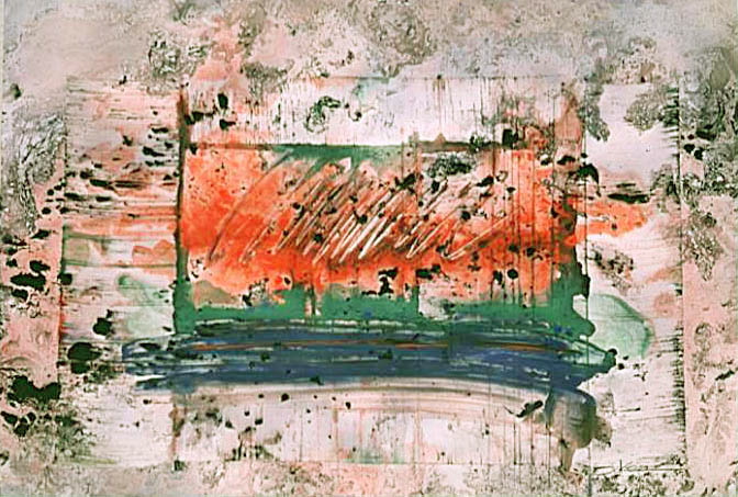 Birch Day Party -- 26 x 32