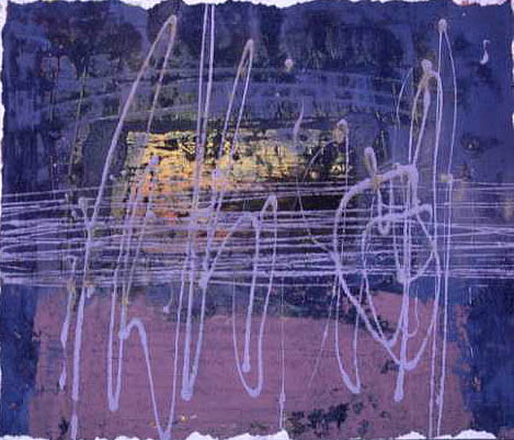 Illuminated Thought Stream -- 22 x 24